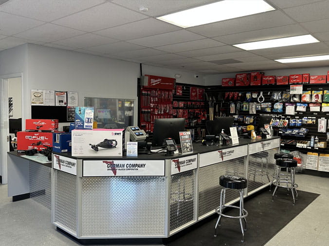 Serviec counter at Gorman Company Bay Meadows